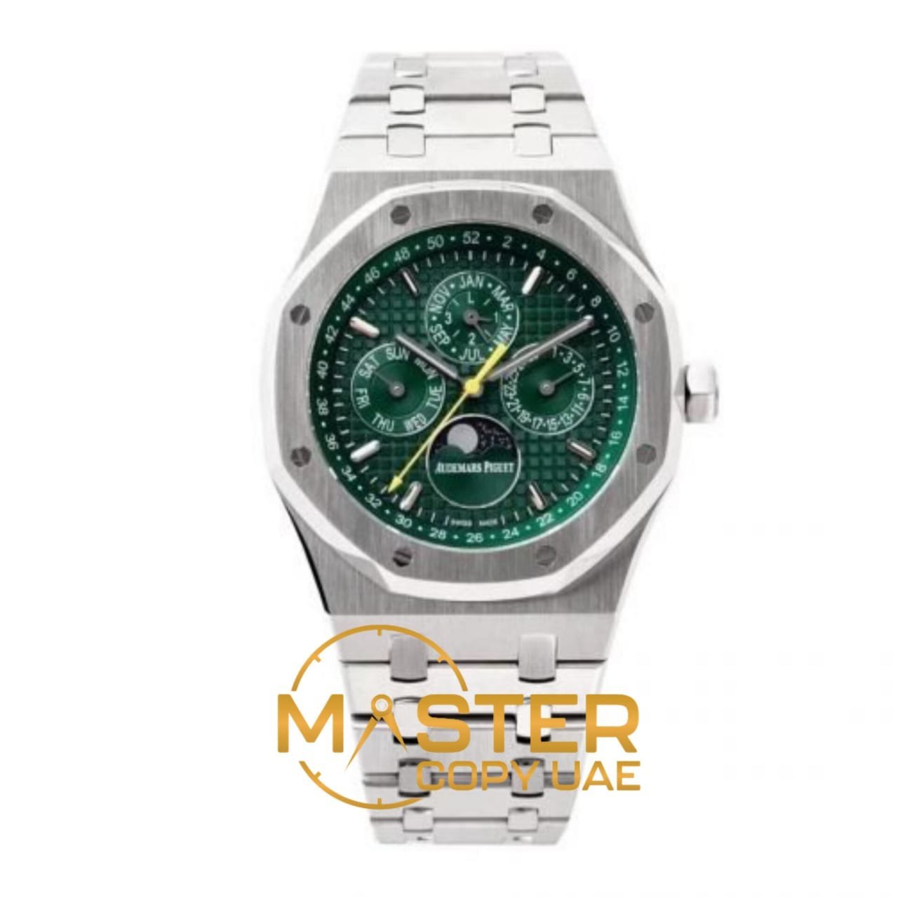 Audemars Piguet Royal Oak Chronograph 42 mm, Green - copywatchesdubai.com