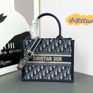 Design Blue Small Oblique Book Tote bag - Dubai Fashion LUX