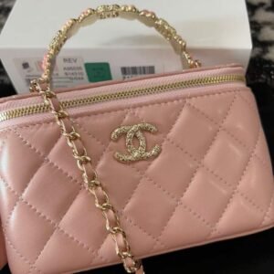 Design CLUTCH Lambskin Vanity Box bag - Dubai Fashion LUX