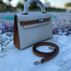 Design Epsom Mini Kelly Sellier 20 Celeste - Dubai Fashion LUX