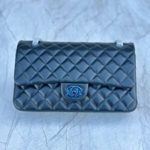 Design Lambskin Quilted Jumbo Double Flap So Black - Dubai Fashion LUX