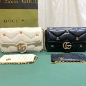 Design Marmont 2.0 embellished matelassé leather shoulder bag - Dubai Fashion LUX