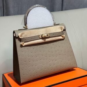 Design Ostrich Kelly II Sellier 25 - Dubai Fashion LUX
