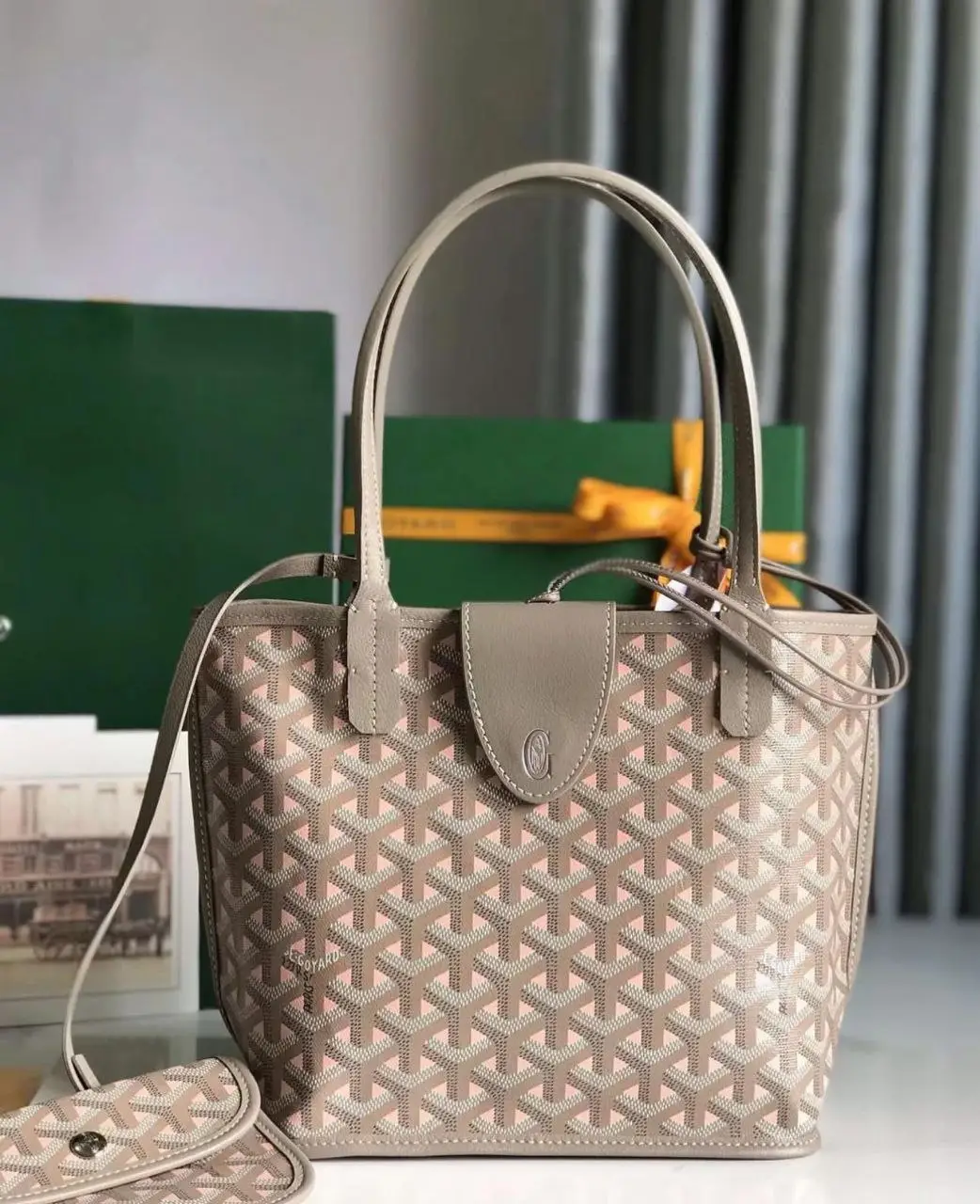 Goyard Anjou Mini Bag – Super Master Quality Replica | Luxury Hand-Painted Design