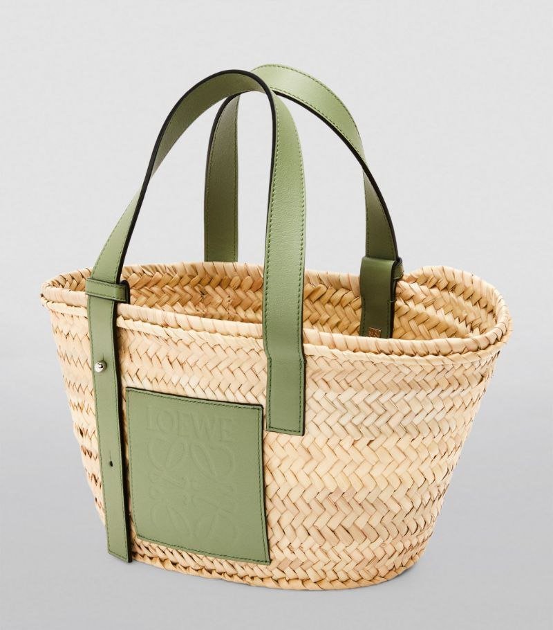 Loewe Paula's Ibiza Small Woven Anagram Basket Bag – Luxury Raffia Handbag