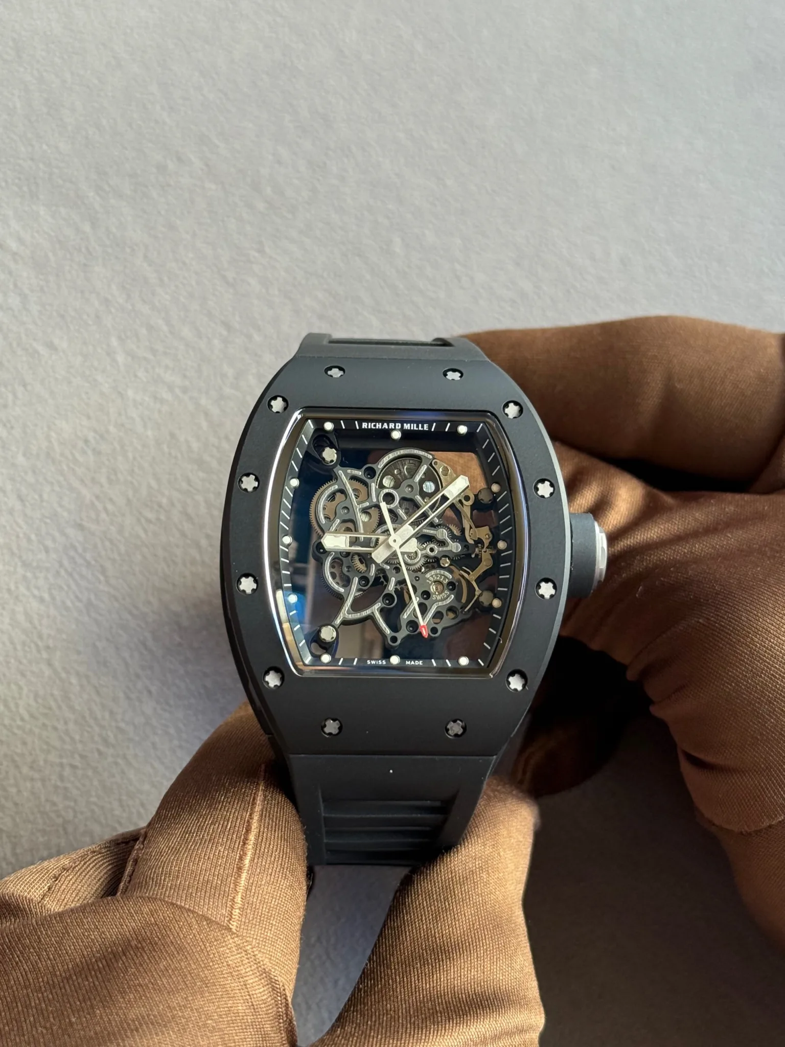 Richard Mille RM 055 Black Ceramic Bubba Watson - copywatchesdubai.com